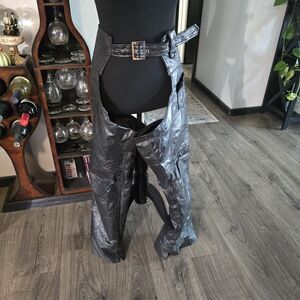 Diamon Plate Buffalo Leather Chaps